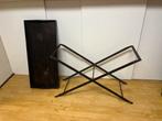 Brocante Sidetable Inklapbaar, Ophalen, Gebruikt, 50 tot 100 cm, Metaal