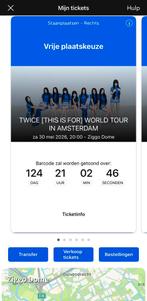 Twice Ziggo dome, Tickets en Kaartjes, Drie personen of meer