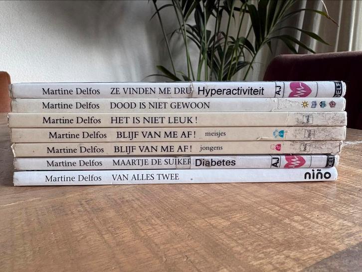Therapeutische kinderboeken Martine Delfos, Boeken, Psychologie, Gelezen, Overige onderwerpen, Ophalen of Verzenden