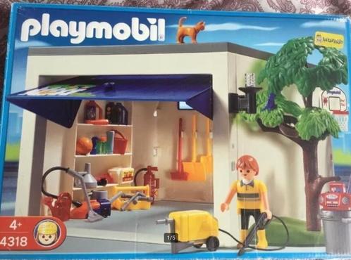 Playmobil garage 4318 compl in originele doos, Kinderen en Baby's, Speelgoed | Playmobil, Zo goed als nieuw, Complete set, Ophalen of Verzenden