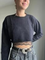cropped trui met kant van Urban Outfitters vintage look, Zwart, Urban outfitters, Nieuw, Ophalen of Verzenden