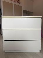 Malm lade kast, Gebruikt, 3 of 4 laden, Minder dan 100 cm, 25 tot 50 cm