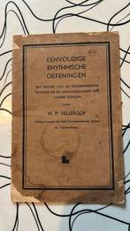 Boekje ‘Eenvoudige rhytmische oefeningen’ uit 1934, Antiek en Kunst, Ophalen of Verzenden, MP Vellekoop