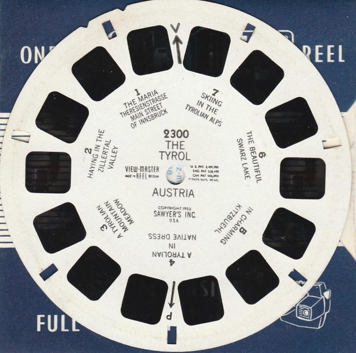 ZGAN view master 2300 TIROL OOSTENRIJK viewmaster, Verzamelen, Speelgoed, Zo goed als nieuw, Ophalen of Verzenden