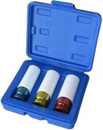 Doppenset 3-delig met kunststof bescherming. - Nieuw, Auto diversen, Autogereedschap, -, -, Nieuw, Ophalen of Verzenden