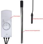 Inox vatverwarmer TS600 met externe thermostaat, Verzenden, Nieuw, Vijverpomp
