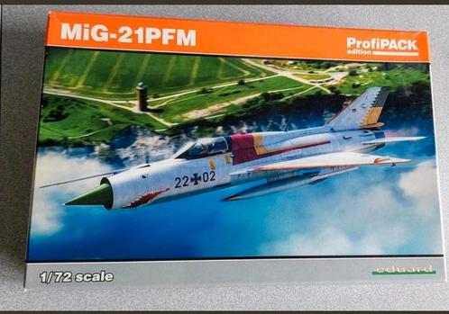 Eduard 1/72 Mig-21PFM ProfiPACK - Nieuw in Seal!, Hobby en Vrije tijd, Modelbouw | Vliegtuigen en Helikopters, Nieuw, Overige merken