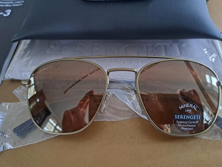 Serengeti Carroll Zonnebril Polariserend Matte Khaki, Sieraden, Tassen en Uiterlijk, Zonnebrillen en Brillen | Heren, Nieuw, Zonnebril