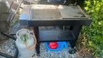 Lavasteen gasbbq, Tuin en Terras, Gasbarbecues, Ophalen, Zo goed als nieuw