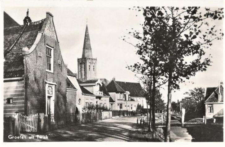 Ansichtkaart Twisk, Dorpsgezicht, Verzamelen, Ansichtkaarten | Nederland, Gelopen, Noord-Holland, Verzenden