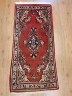 Vintage handgeknoopt perzisch tapijt sarough 150x66, 50 tot 100 cm, 100 tot 150 cm, Gebruikt, Rechthoekig
