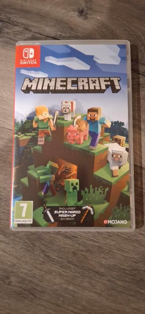 Minecraft voor nintendo switch, Spelcomputers en Games, Games | Nintendo Switch, Zo goed als nieuw, Overige genres, 1 speler, Vanaf 12 jaar