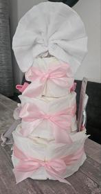 Meisjes Luiertaart - Kraamcadeau, Ophalen of Verzenden, Nieuw, Kraamcadeau