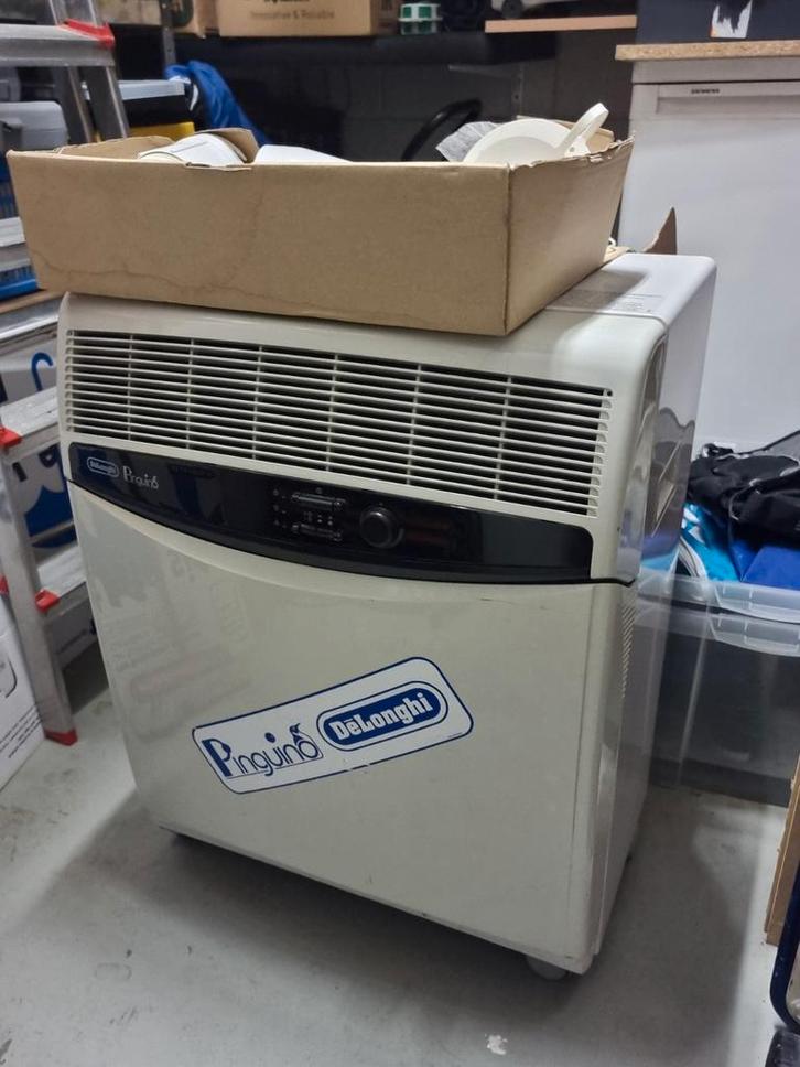 De'Longhi Pinguino Mobiele Airco, Witgoed en Apparatuur, Airco's, Gebruikt, Mobiele airco, Minder dan 60 m³, 3 snelheden of meer