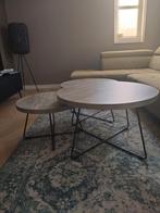 Set van 3 bijzettafeltjes / salontafel set, Ophalen, Minder dan 50 cm, Rond, Minder dan 50 cm