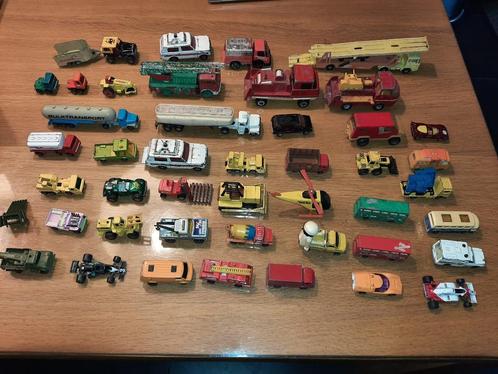 44 stuks speelgoedauto's Mattel, Qualitoys, Tonka, Majorette, Hobby en Vrije tijd, Modelauto's | Overige schalen, Gebruikt, Auto