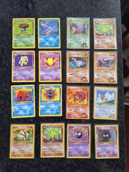 Pokemon kaarten, verschillende sets. Fossil, Jungle,  Rocket, Hobby en Vrije tijd, Verzamelkaartspellen | Pokémon, Zo goed als nieuw