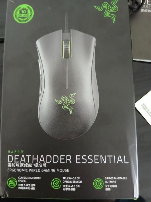 Razer DeathAdder Essential, Computers en Software, Muizen, Nieuw, Rechtshandig, Ophalen