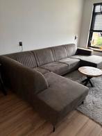 Bank Elia U-model 3-delig antraciet, Ophalen, Gebruikt, Hoekbank, Stof