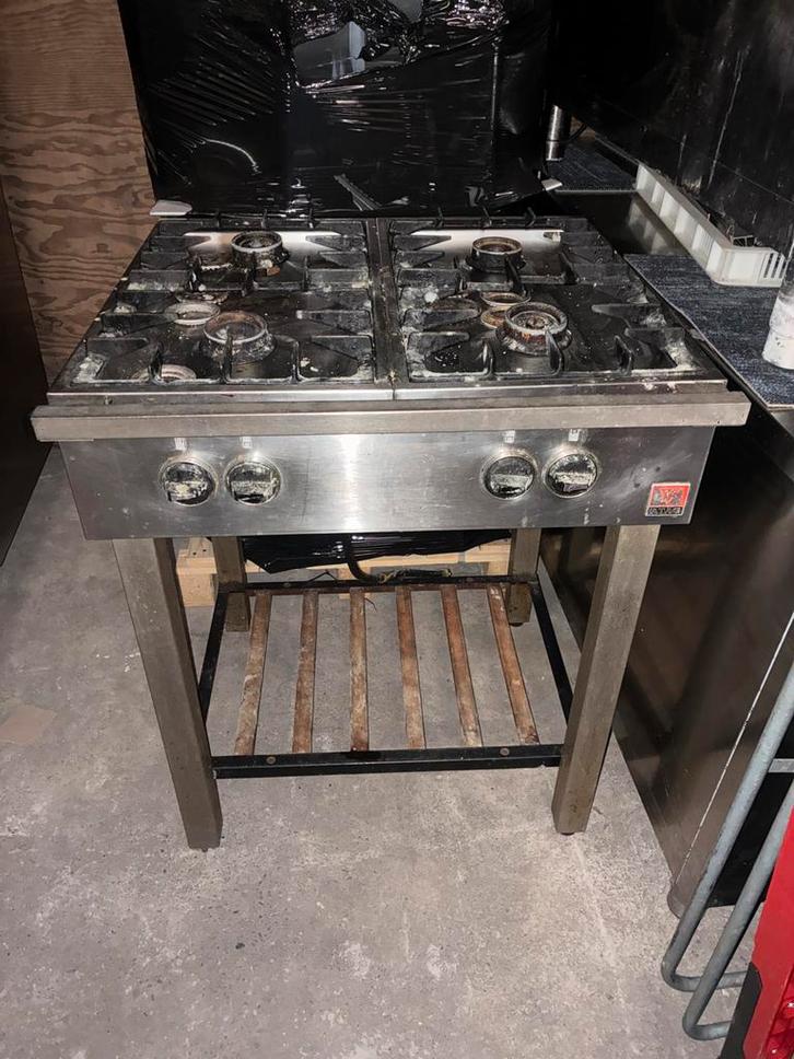 ATAG Gasfornuis - Horeca, Witgoed en Apparatuur, Fornuizen, Gebruikt, Vrijstaand, Gas, 5 kookzones of meer, 90 tot 95 cm, 60 cm of meer