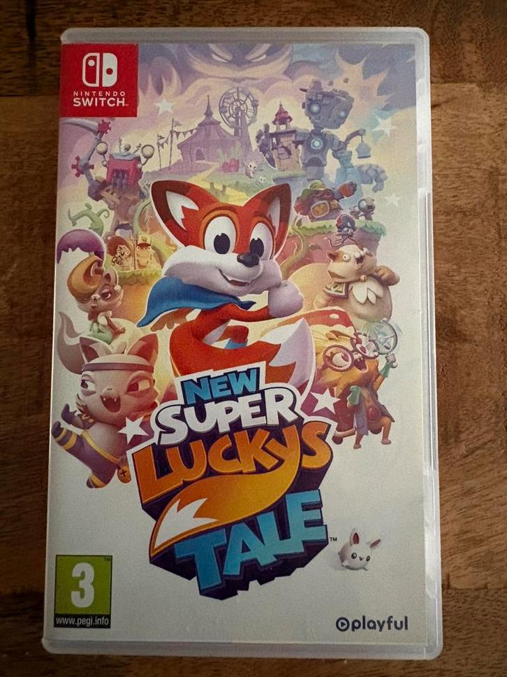 New super Lucky’s Tale voor Nintendo Switch, Spelcomputers en Games, Games | Nintendo Switch, Zo goed als nieuw, 1 speler, Vanaf 3 jaar