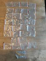 30 X Italiaanse Bedels bedelarmband Uberry 9mm A-Z letters, Staal, Nieuw, Ophalen of Verzenden, Met bedels of kralen