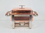 Vintage SPRING Swiss rechaud Koper RVS Chafing Dish compleet, Gebruikt, Ophalen of Verzenden