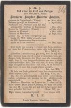 pastoor Theodorus Smeijers 1836 Weert + 1905 Maasbree, 69 jr, Verzenden