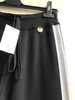 DENNY ROSE comfy pantalon zwart met witte bies XS en S, Italie, -, Verzenden, Zwart