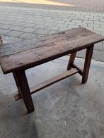 Oud gemaakt houten  bankje kruk, Ophalen