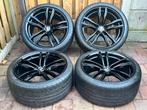 Originele 21 inch 5x120 BMW X5 X6 Velgen & Banden set, Gebruikt, Personenwagen, Zomerbanden, Banden en Velgen