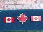 3 speldjes Canada, Verzamelen, Militaria | Algemeen, Embleem of Badge, Overige gebieden, Ophalen of Verzenden, Landmacht