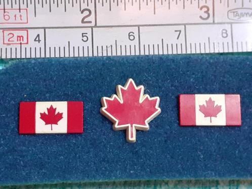 3 speldjes Canada, Verzamelen, Militaria | Algemeen, Landmacht, Embleem of Badge, Overige gebieden, Ophalen of Verzenden