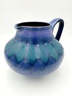 West Germany Vaas KMK Viola XL, Blauw, Aardewerk of Porselein, Ophalen of Verzenden, Zo goed als nieuw