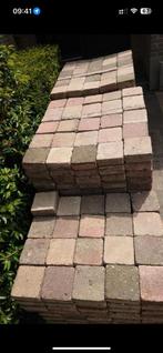 Bonte klinkers ca 20m2, Tuin en Terras, Ophalen, Gebruikt, 10 m² of meer, Beton