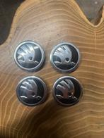 Originele skoda naafdoppen naafkappen zwart 5E0601151, Ophalen of Verzenden, Zo goed als nieuw