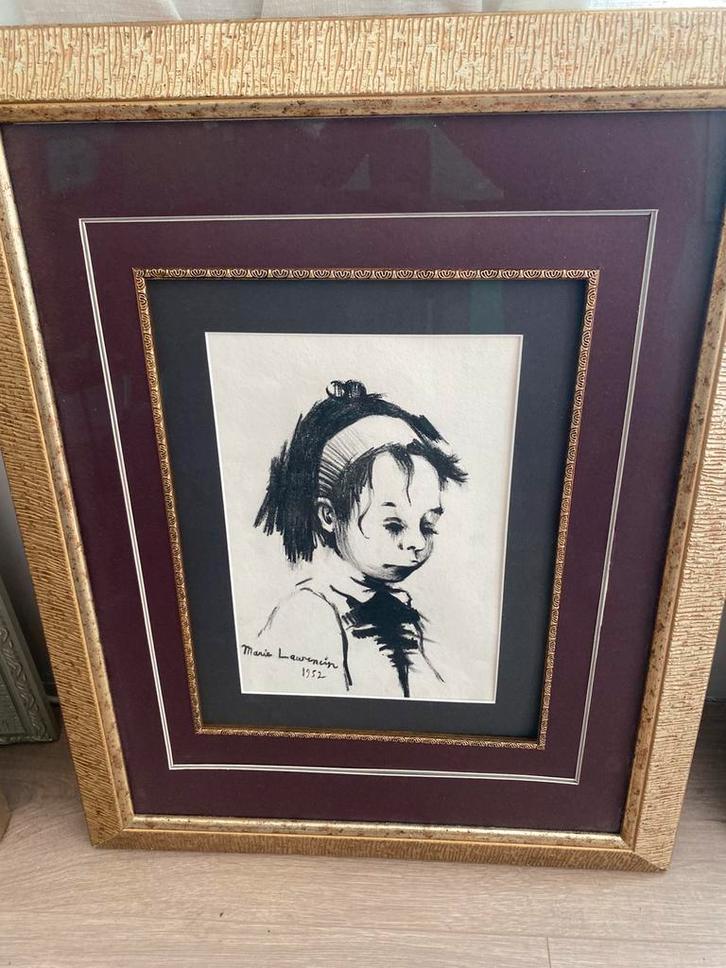 Marie laurencin, Antiek en Kunst, Kunst | Tekeningen en Foto's, Ophalen of Verzenden