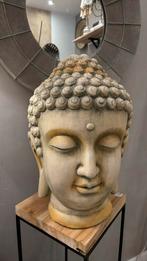 Prachtig budha boeddha beeld in zandkleur, Huis en Inrichting, Woonaccessoires | Boeddhabeelden, Nieuw, Ophalen of Verzenden