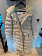 Lange donzen jas creme met capuchon maat 34 merk Beaumont, Ophalen of Verzenden, Zo goed als nieuw, Maat 34 (XS) of kleiner, Beige