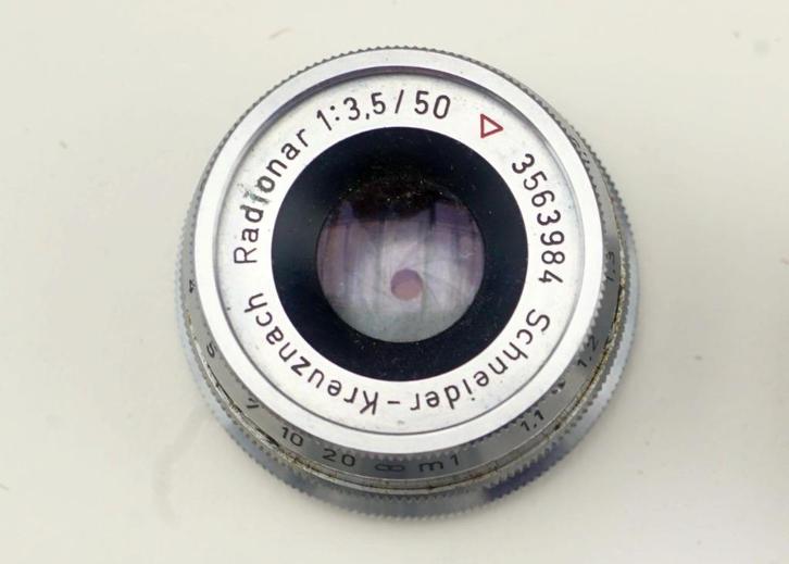 Schneider Kreuznach Radionar 50mm f3.5 (Aka mount), Verzamelen, Fotografica en Filmapparatuur, Lens of Lenzen, Ophalen of Verzenden