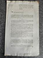Document Lodewijk Napoleon 5 December 1807, Verzenden, Voor 1920, Overige typen