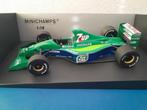 1:18 Minichamps Jordan 191 #32, Michael Schumacher, Hobby en Vrije tijd, Ophalen of Verzenden, Nieuw, MiniChamps