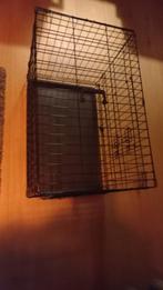 Nette zwarte hondenbench, Dieren en Toebehoren, Ophalen, Zo goed als nieuw