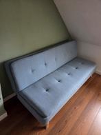 Grijze blauwe slaapbank - Zo goed als nieuw!, Ophalen, Grijs, Eenpersoons, Zo goed als nieuw