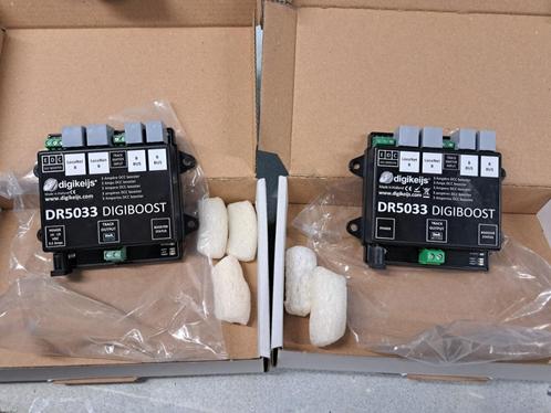 Digikeijs Dr5033 booster (2x), Hobby en Vrije tijd, Modeltreinen | H0, Zo goed als nieuw, Transformator of Voeding, Gelijkstroom of Wisselstroom