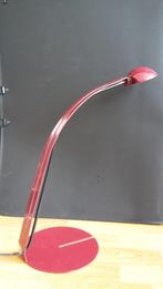 Vintage Herda bureaulamp – bordeauxrood – Made in Holland, Verzenden, Huis en Inrichting