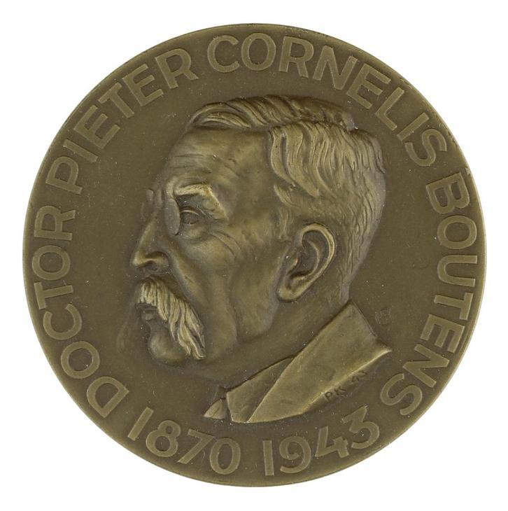 PENNING VPK 1943 Corinne Franzen : P.C. Boutens, Postzegels en Munten, Penningen en Medailles, Brons, Nederland, Verzenden