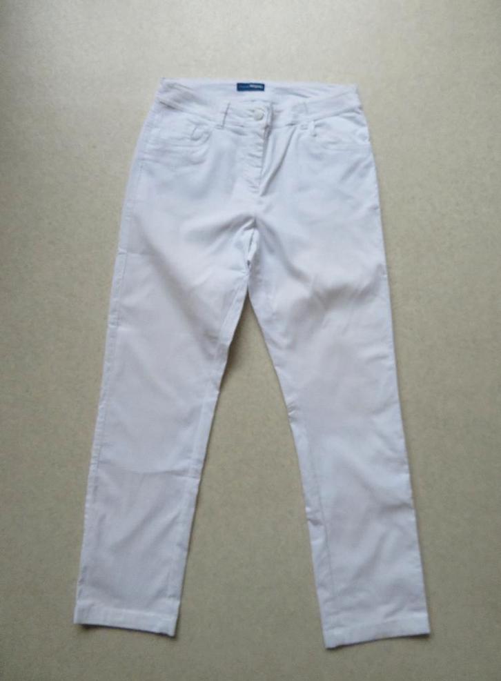 F12 CHARLES VOGELE CORINNA nieuwe kuit broek wit 38, Kleding | Dames, Broeken en Pantalons, Nieuw, Maat 38/40 (M), Wit, Lang, Ophalen of Verzenden