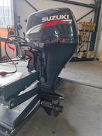 Suzuki 9,9 PK kortstaart incl.afstandsbediening en tank, Ophalen, Gebruikt, Benzine, Minder dan 5 pk