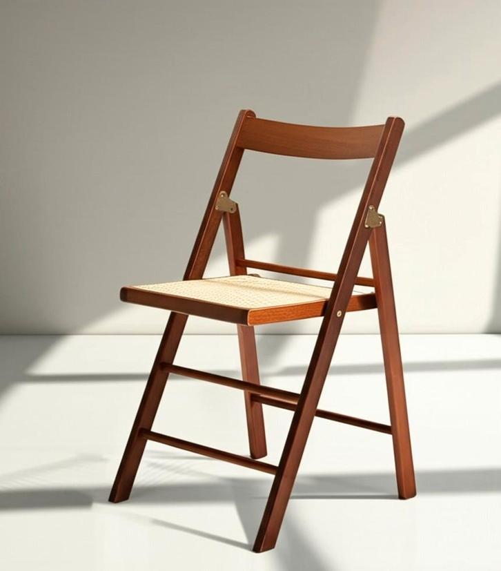 180 x Vintage klapstoelen webbing houten Cesca stoelen retro, Huis en Inrichting, Stoelen, Zo goed als nieuw, Vijf, Zes of meer stoelen